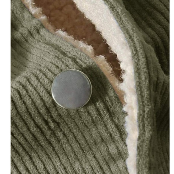 NEW Corduroy Sherps Fleece Lined Jacket